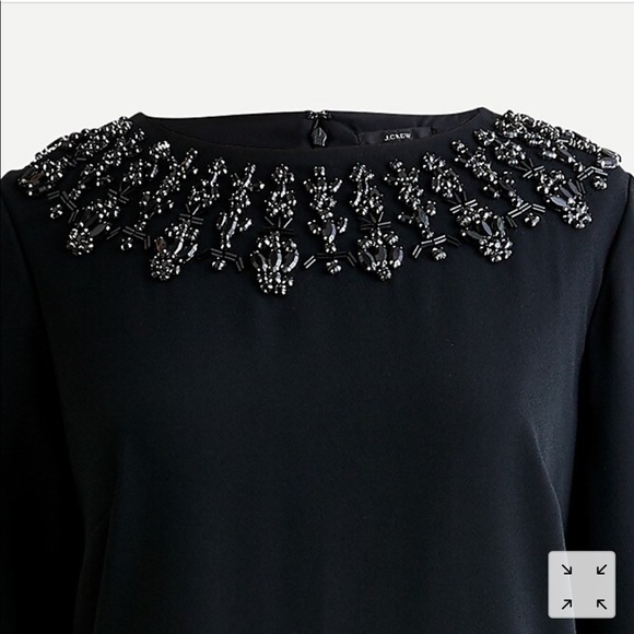 J CREW Embellished Shift Dress